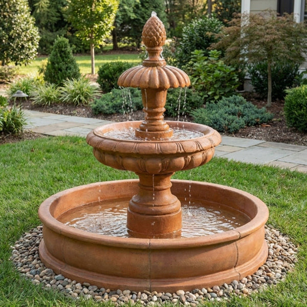 Fortino Two Tier Pond Fountain