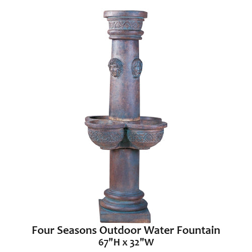 Four Seasons Outdoor Water Fountain