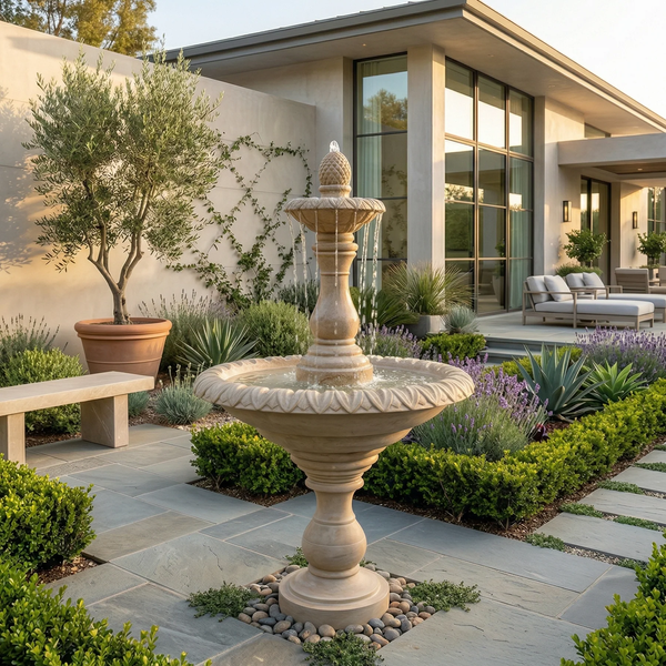 Four Seasons Tiered Garden Fountain - Small