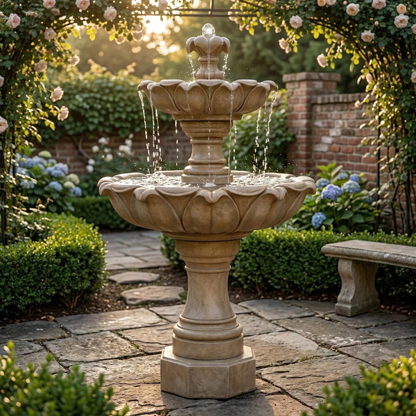 Gardenia Two Tier Fountain