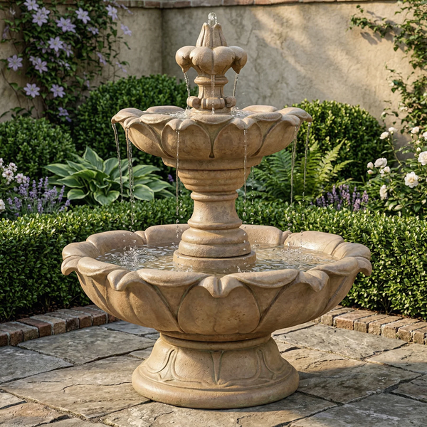 Gardenia Two Tier Fountain Short