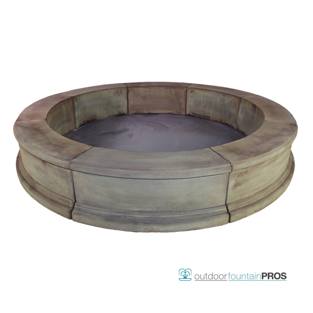 Giannini Large Easy Pond Basin - Outdoor Fountain Pros