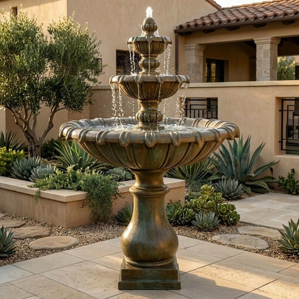 Grand Chateau Three Tier Fountain