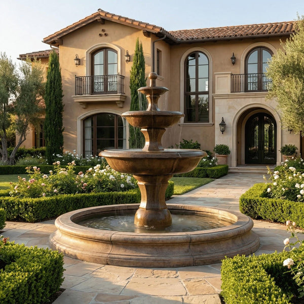 Grande Barrington Fountain in Toscana Pool
