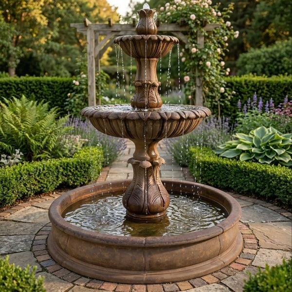 Grandis Calanthia Two Tier Pond Fountain