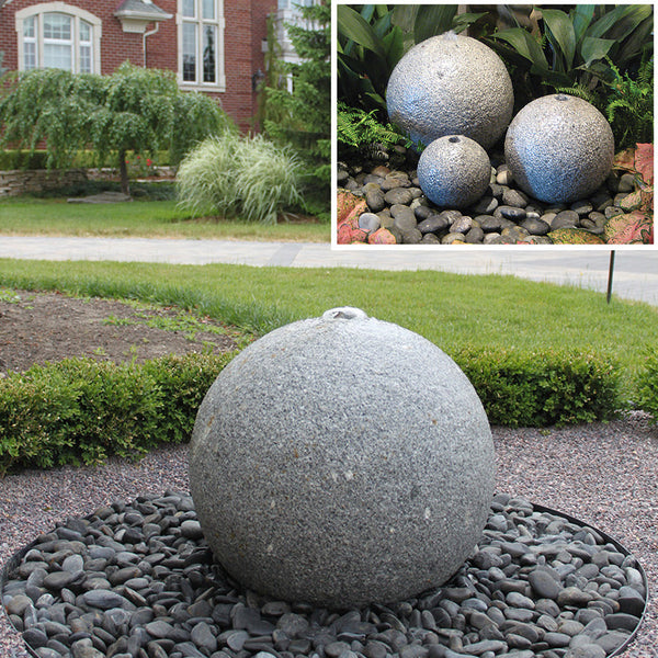 Granite Sphere Stone Fountain