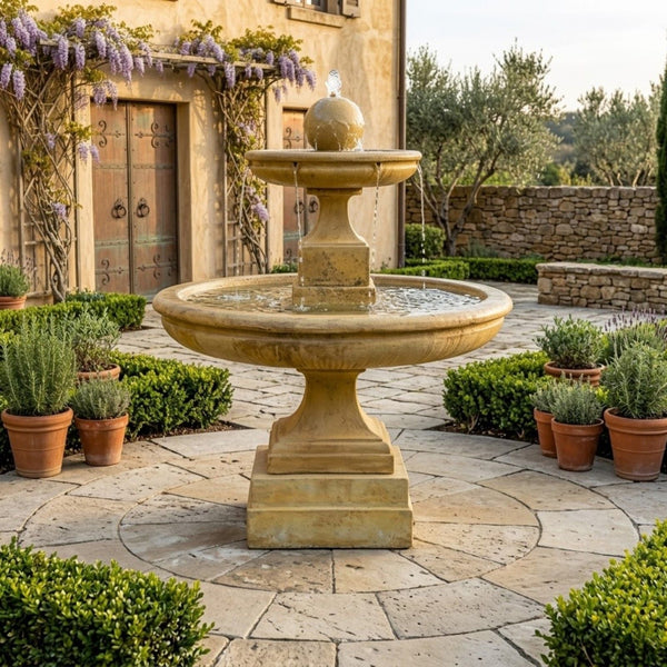 Hampton Short Two Tier Fountain