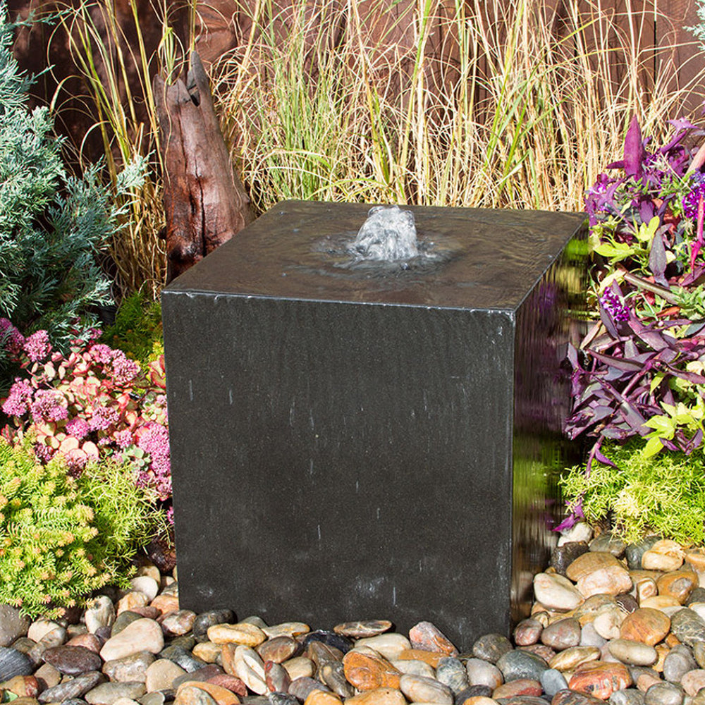 Heiho Basalt Stone Outdoor Fountain