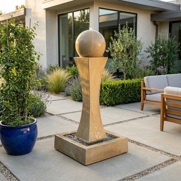 I With Ball Garden Water Fountain