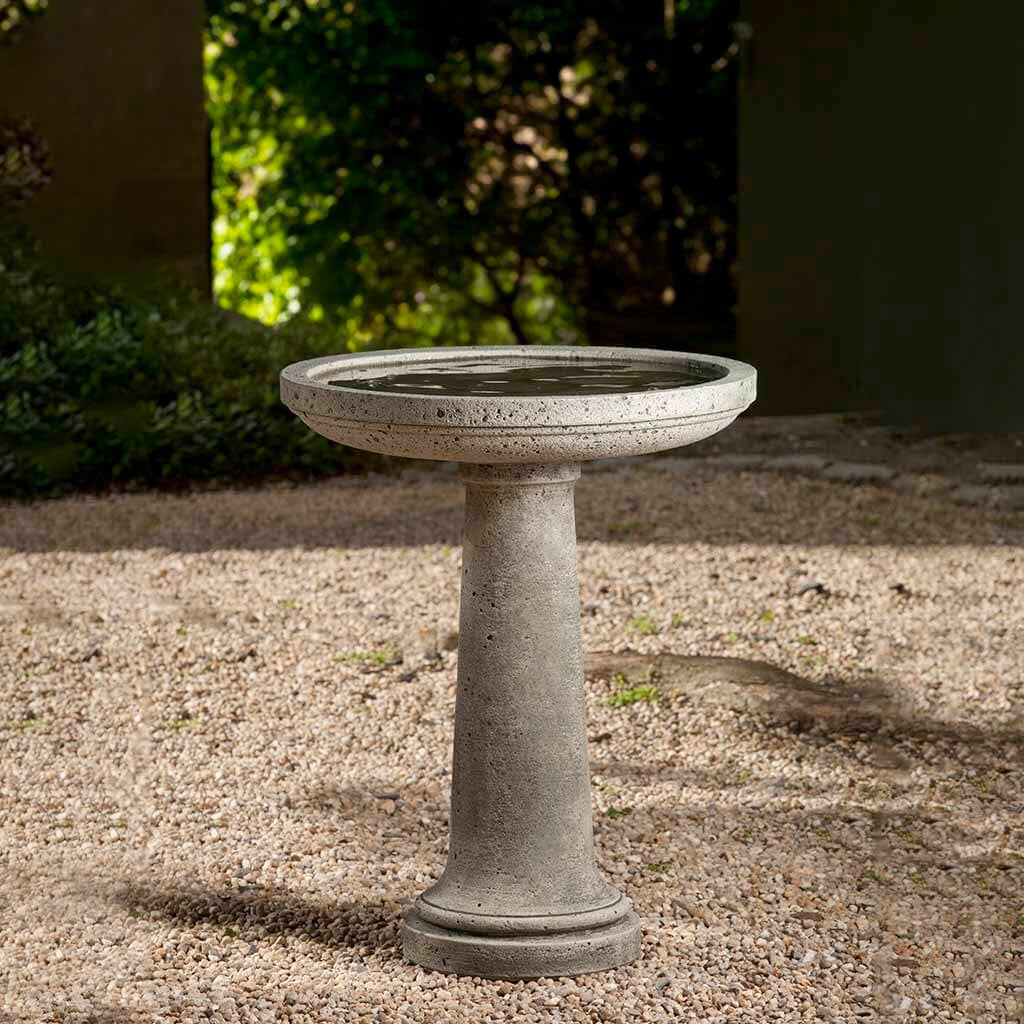 Isleboro Cast Stone Birdbath