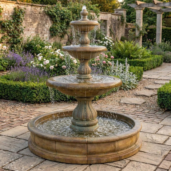 Isola Three Tier Pond Fountain