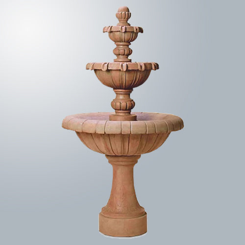 Jardin Three Tier Outdoor Water Fountain Tall
