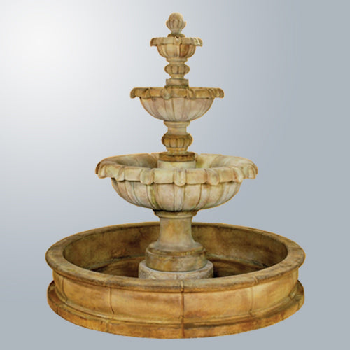 Jardin Three Tier Pond Fountain