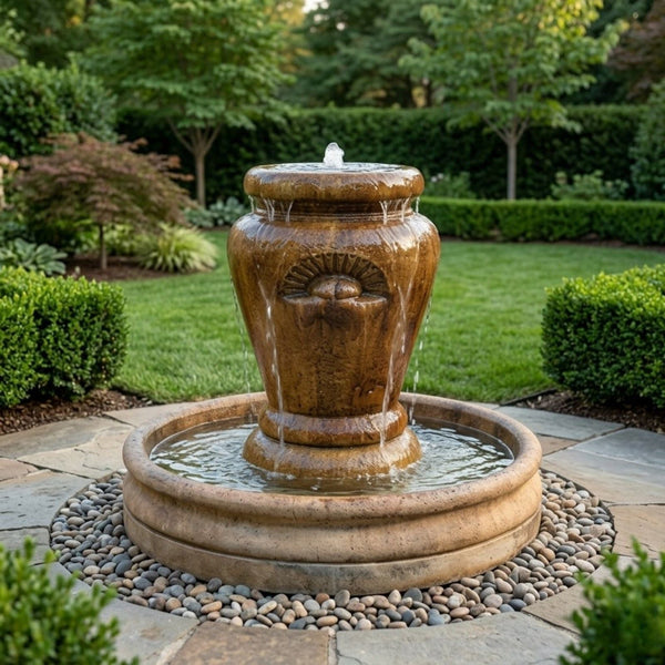 Jardine Outdoor Water Fountain with 46" Basin