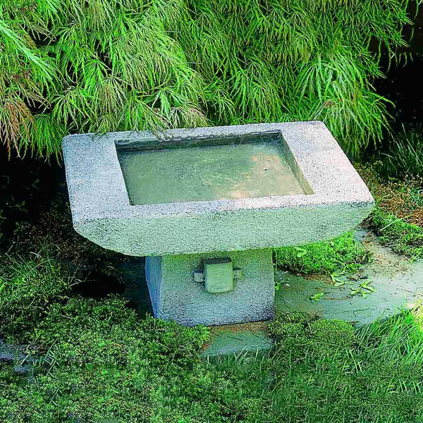 Kyoto Cast Stone Birdbath