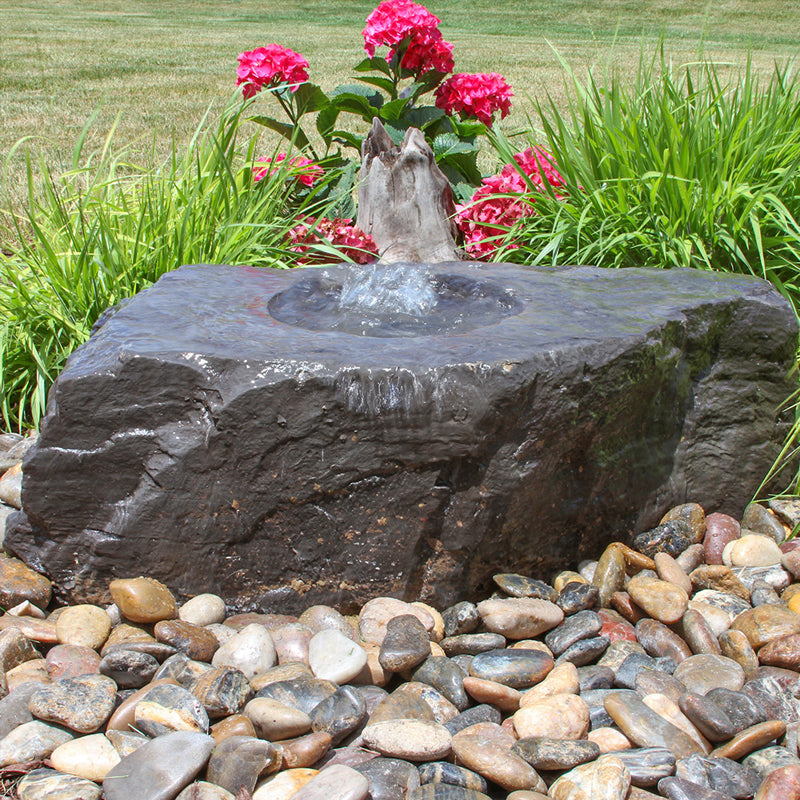 Medium Bird Bath Stone Outdoor Fountain