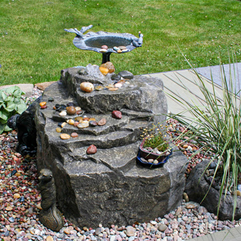 Mountain Spring Rock Outdoor Fountain