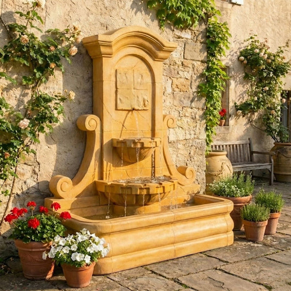 LaMura Four Seasons Flat Wall Fountain