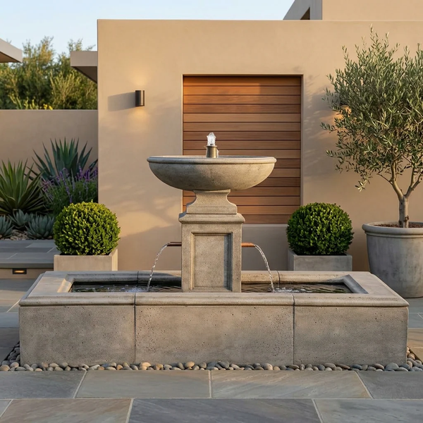 La Riviere Modern Outdoor Fountain