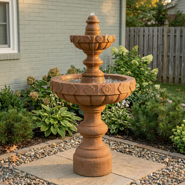 Margarita Tiered Garden Fountain - Large