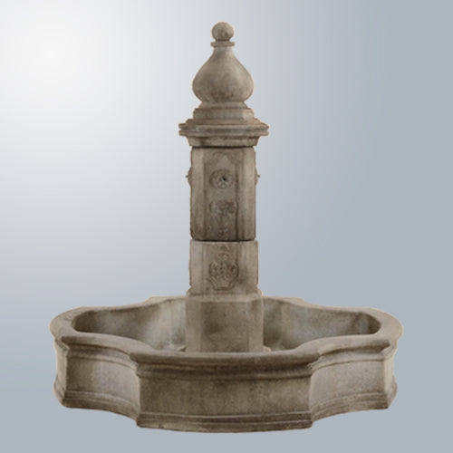 Lorraine Pond Fountain With Monaco Finial