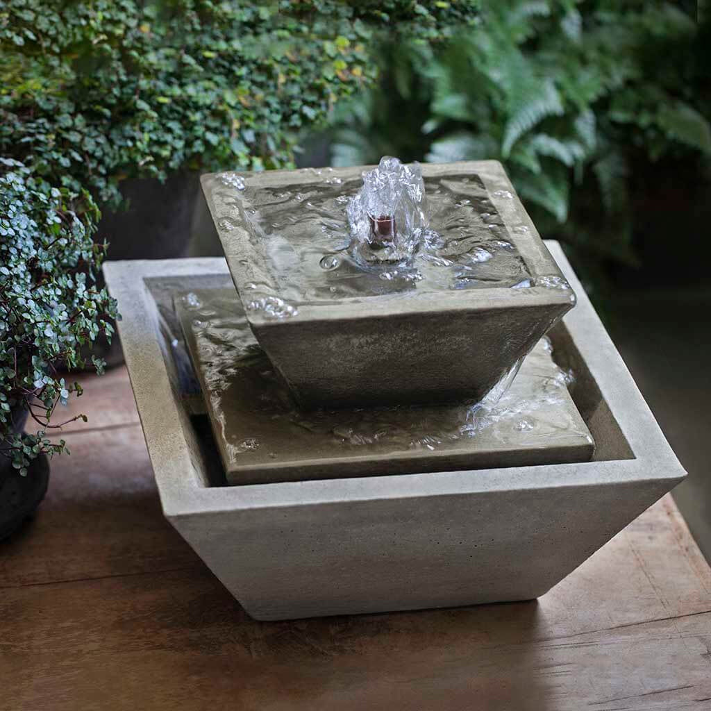 Zen Oval Garden Water Fountain