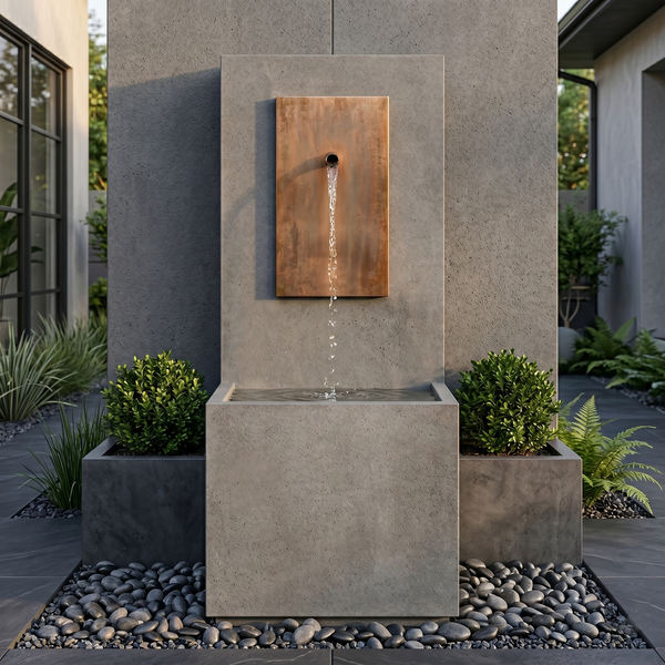 MC1 Wall Outdoor Fountain - Copper