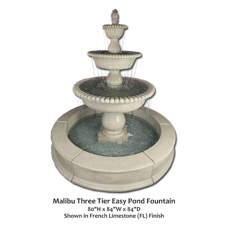 Malibu Three Tier Easy Pond Fountain