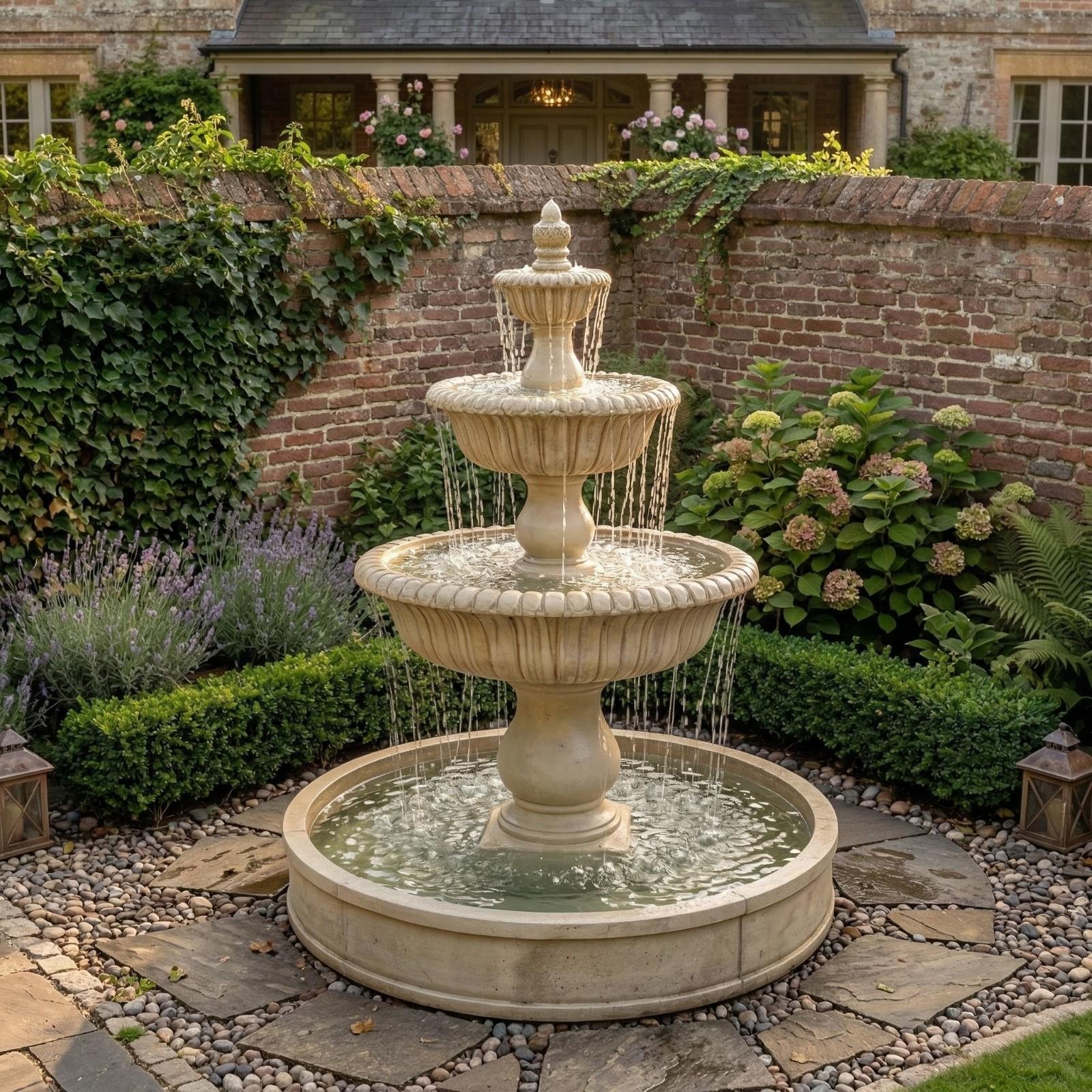 Malibu Three Tier Pond Fountain