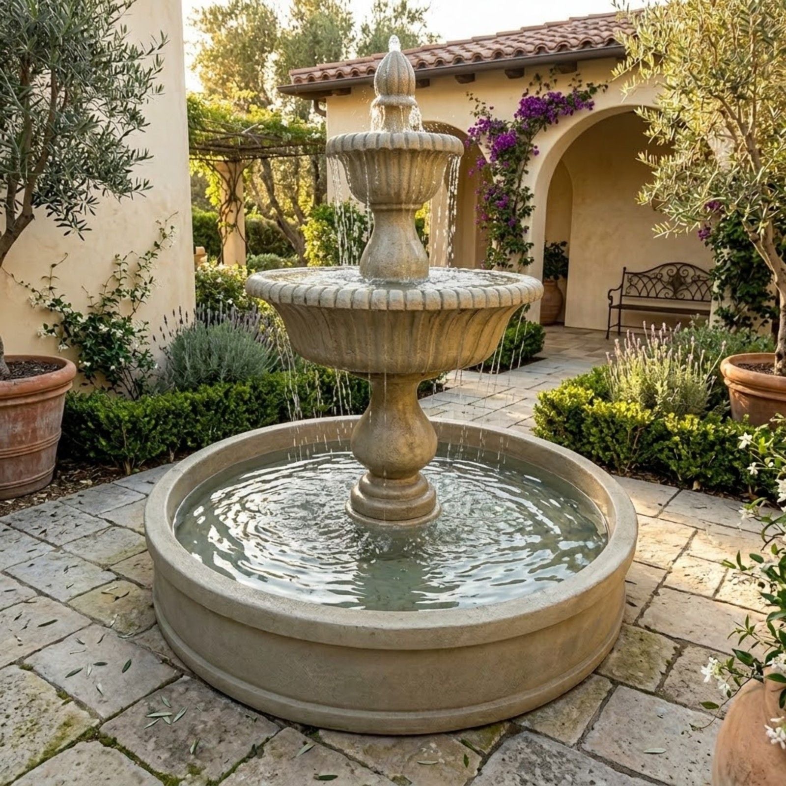 Malibu Two Tier Pond Fountain