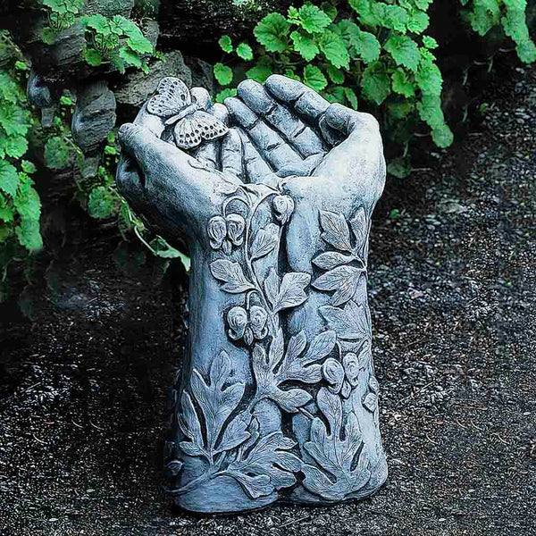 Mariposa Cast Stone Birdbath