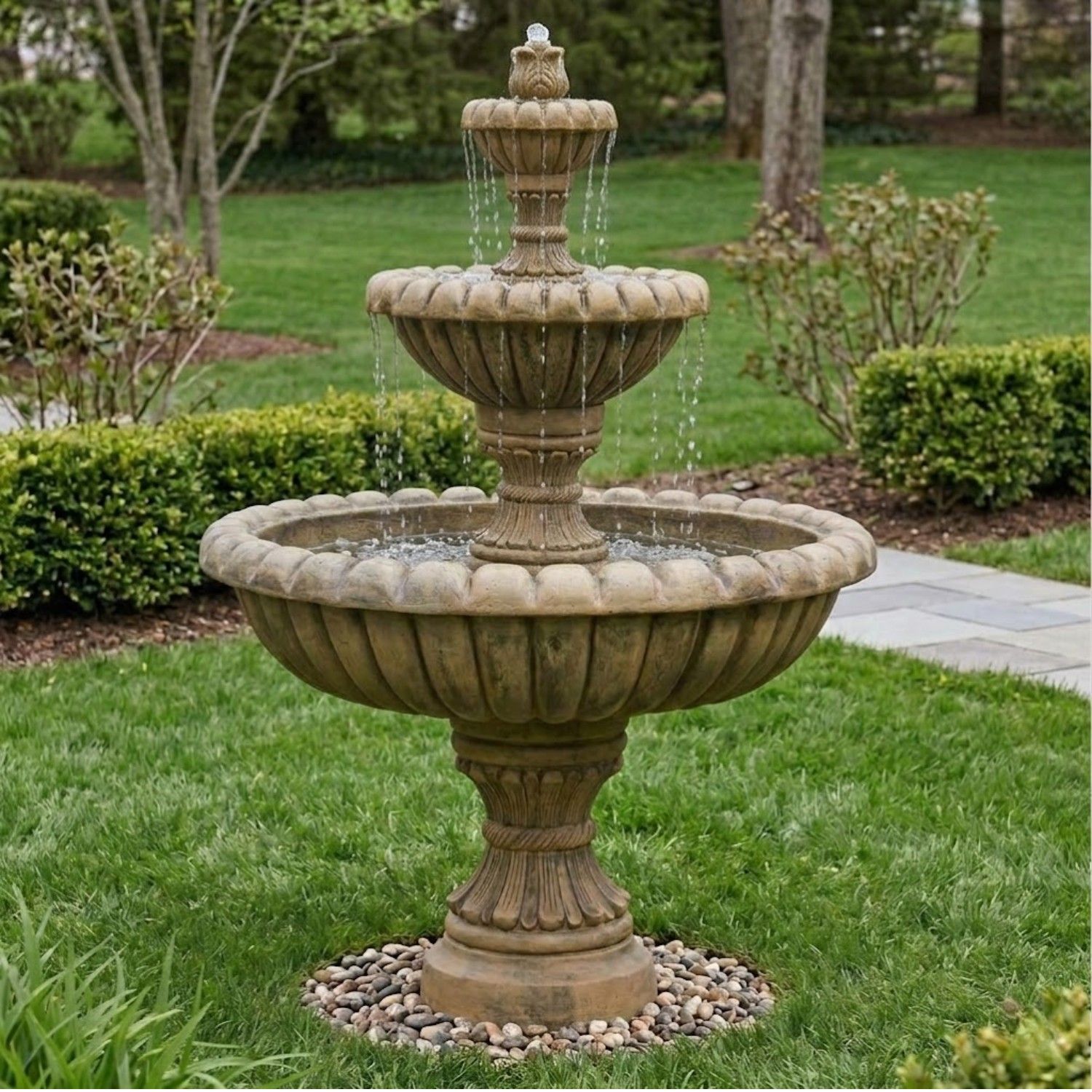 Marsala 3-Tier Fountain