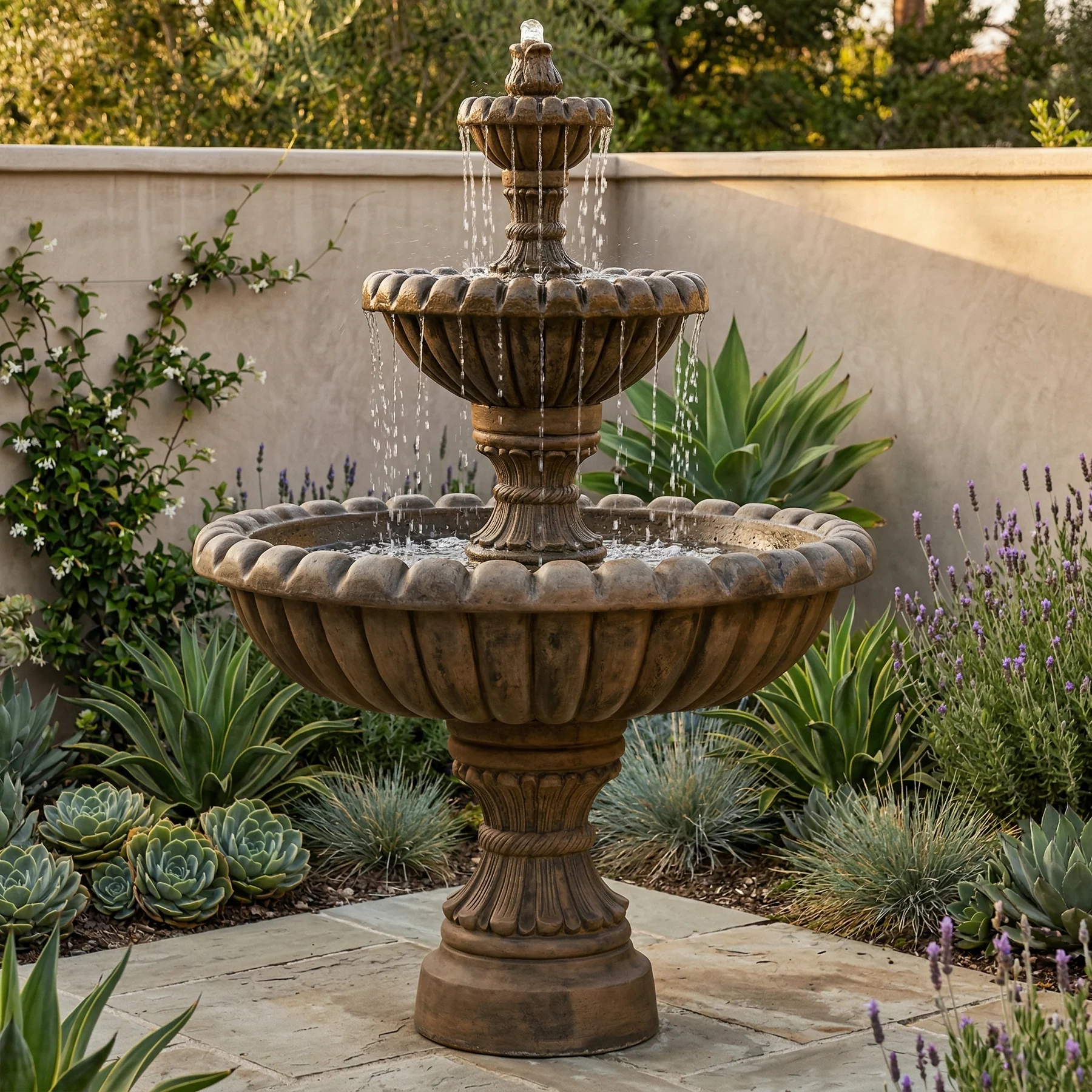 Marsala 3-Tier Fountain