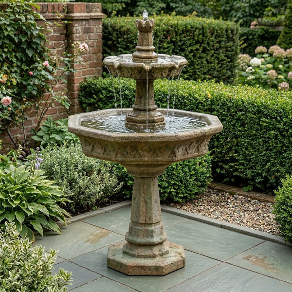 Medioevo Two Tier Fountain