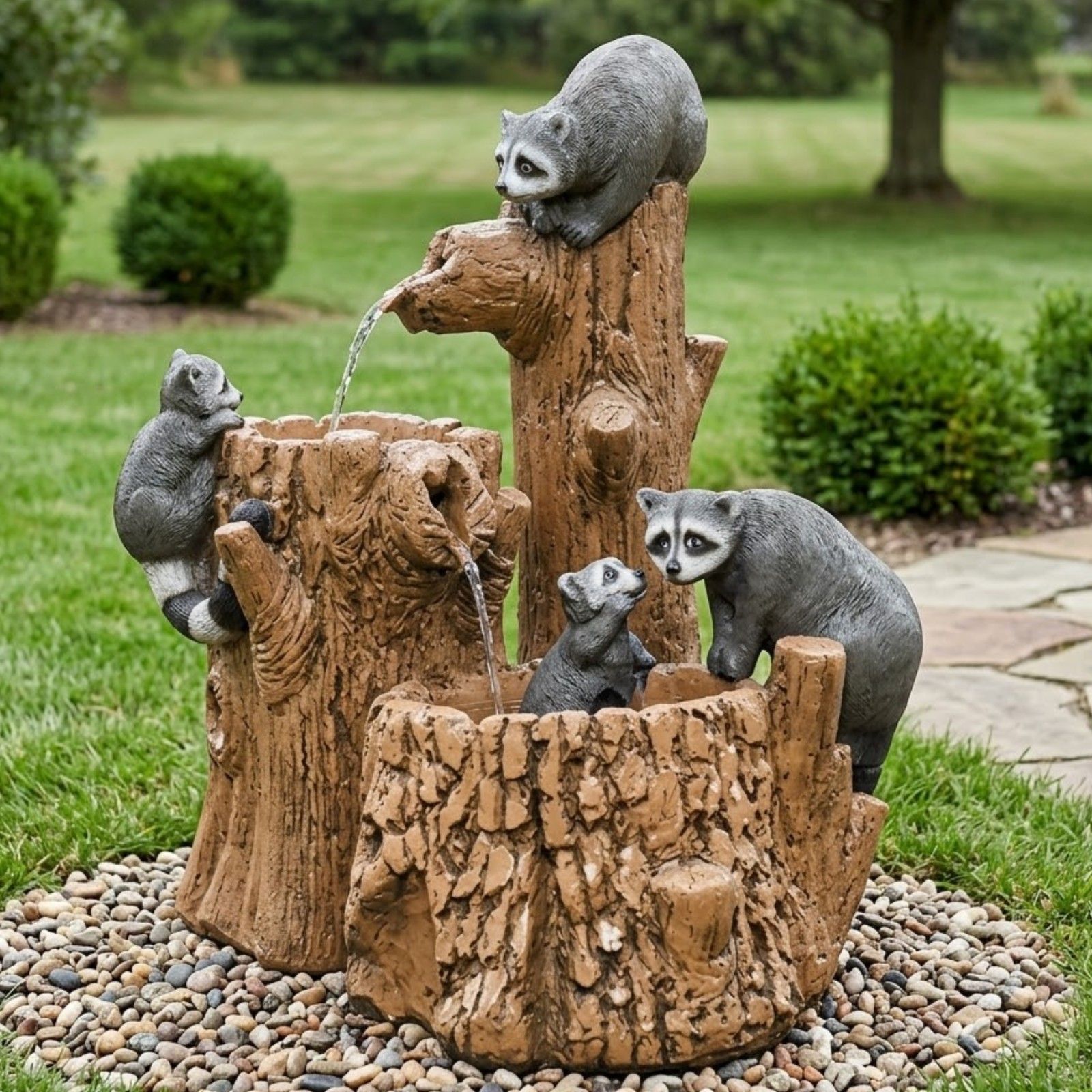 Al's Garden Art Mischief Water Fountain - Thumbnail 2