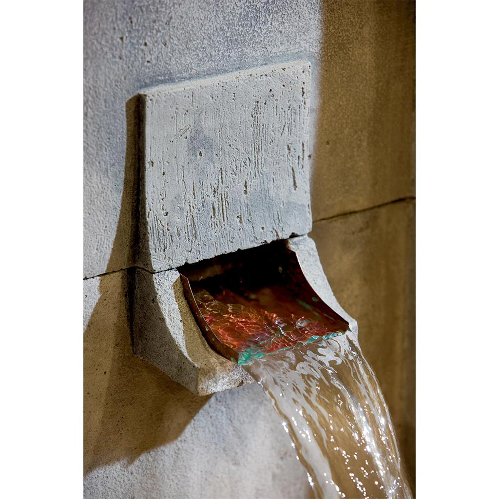 Moderne Wall Outdoor Fountain