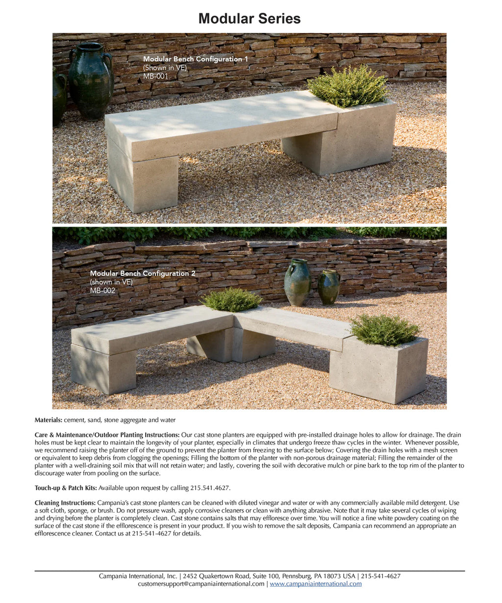 Tuart Bench Top Modular Long Bench Top