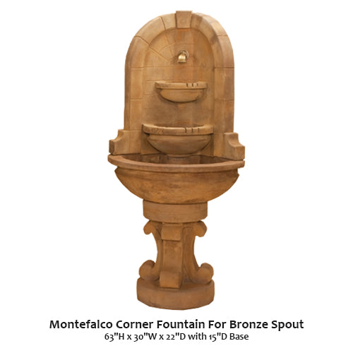 Giannini Garden Montefalco Corner Fountain - Thumbnail 5