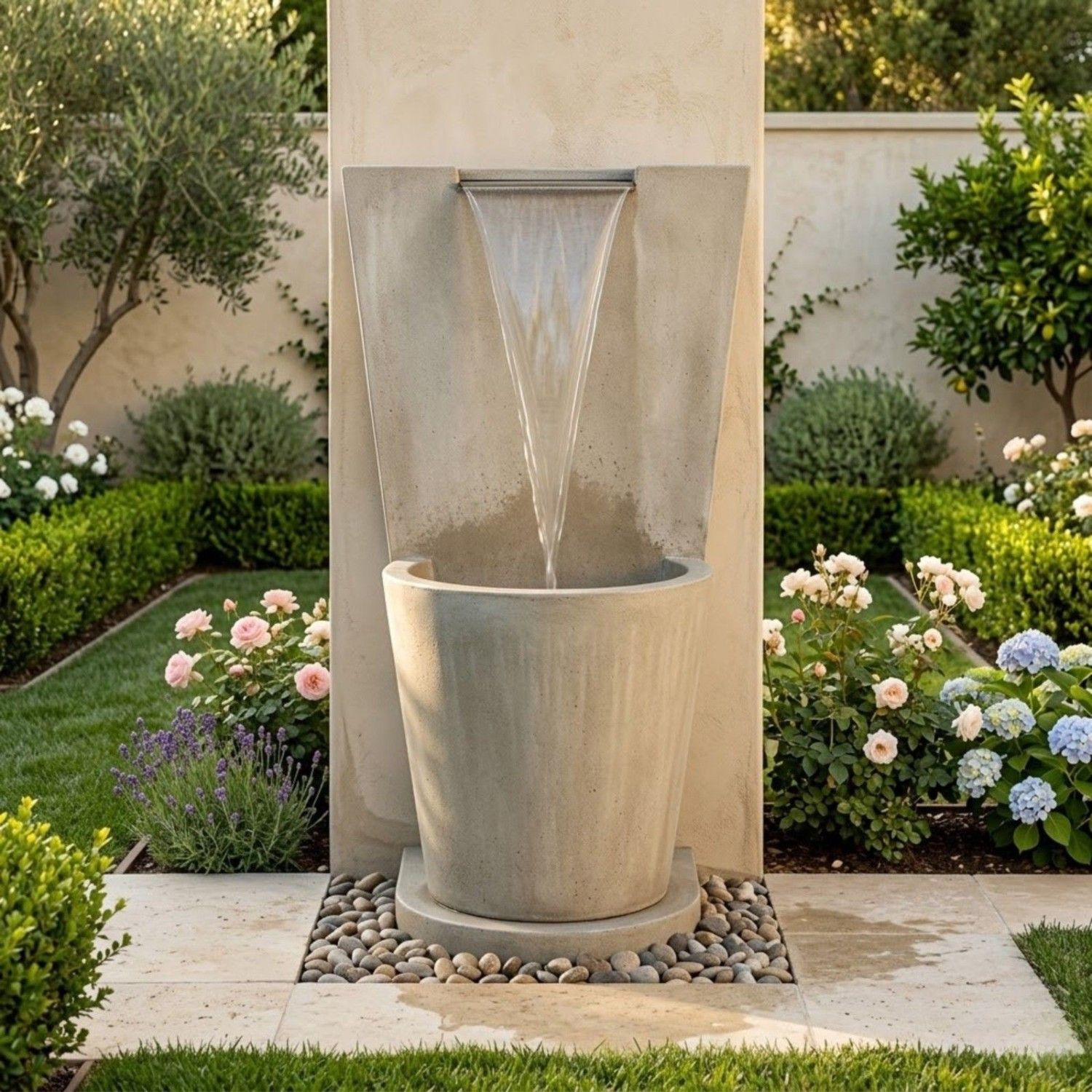 Nadine Lamina Wall Fountain