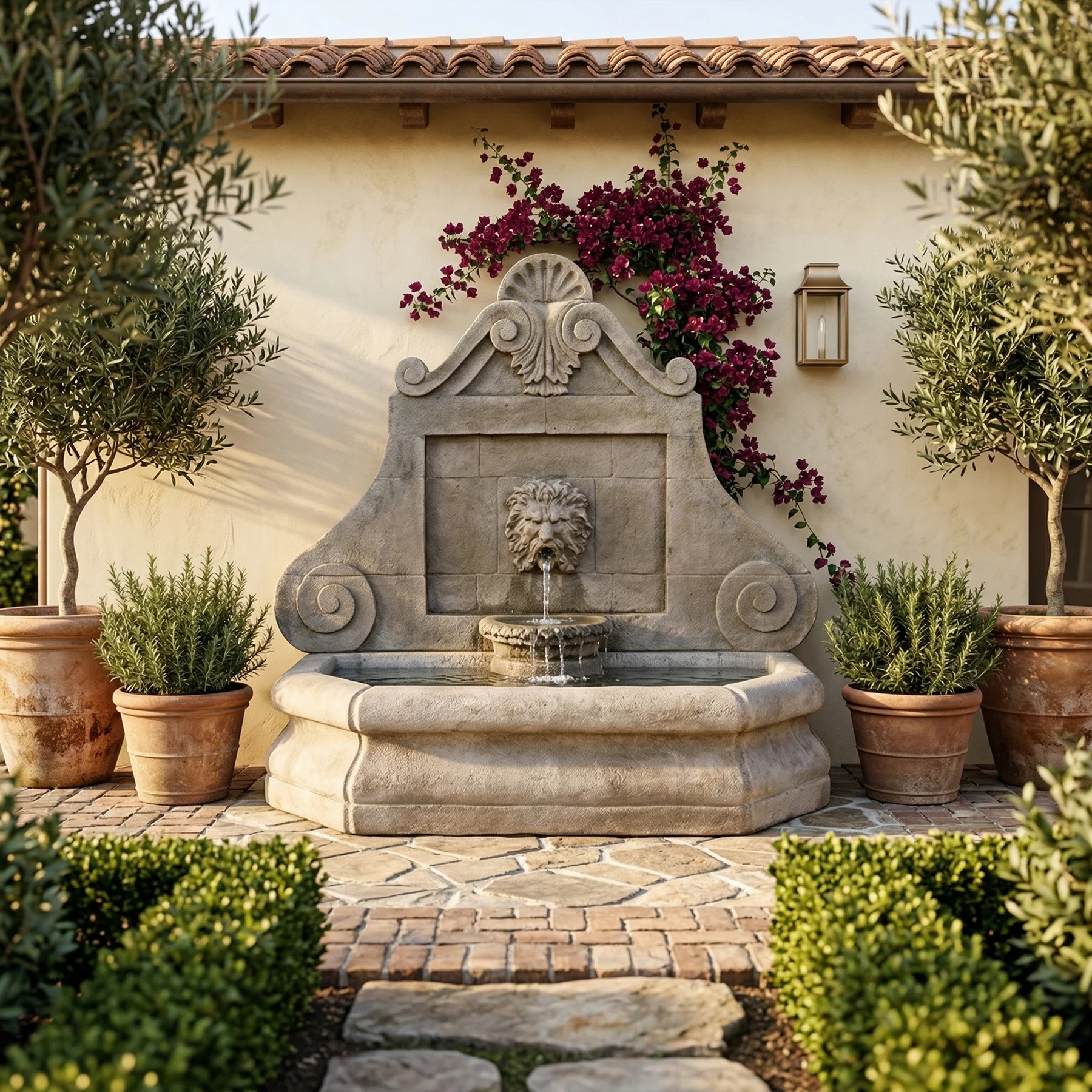 Nerius Wall Outdoor Fountain