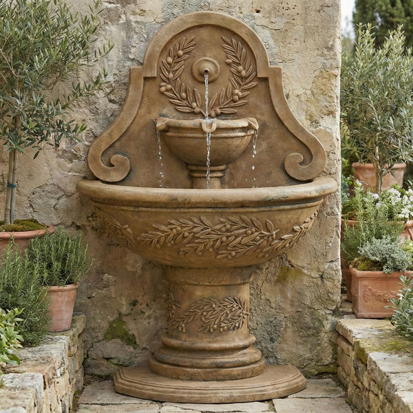 Oliva Wall Outdoor Water Fountain