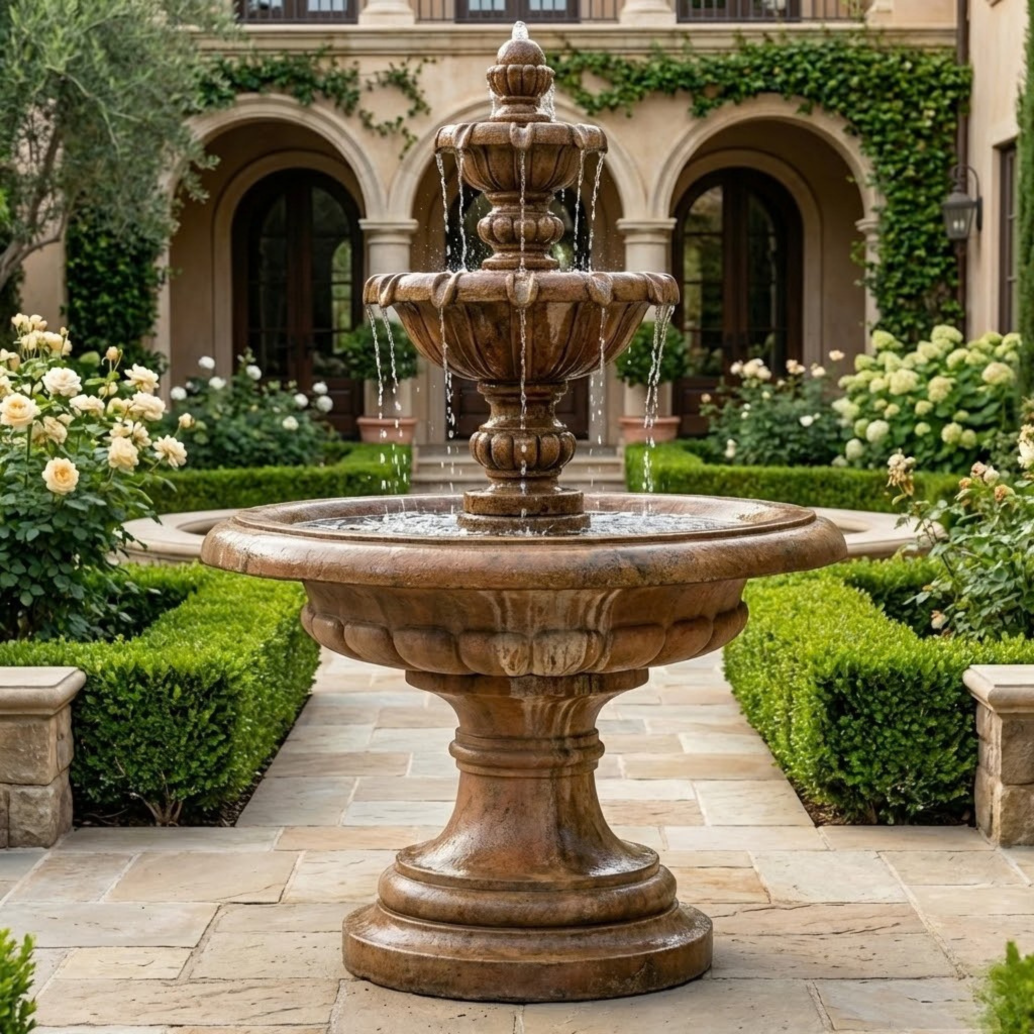 Padova Three Tier Outdoor Water Fountain