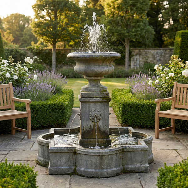 Palazzo Urn Outdoor Water Fountain