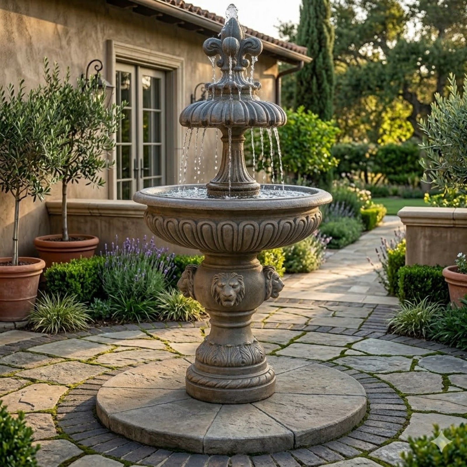 Piazza Veneta Outdoor Water Fountain
