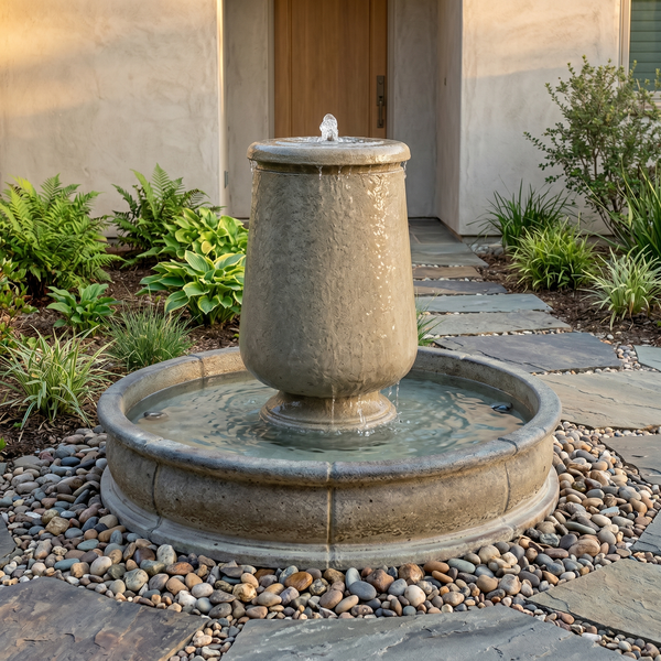 Planum Urna Fountain With 51" Pond