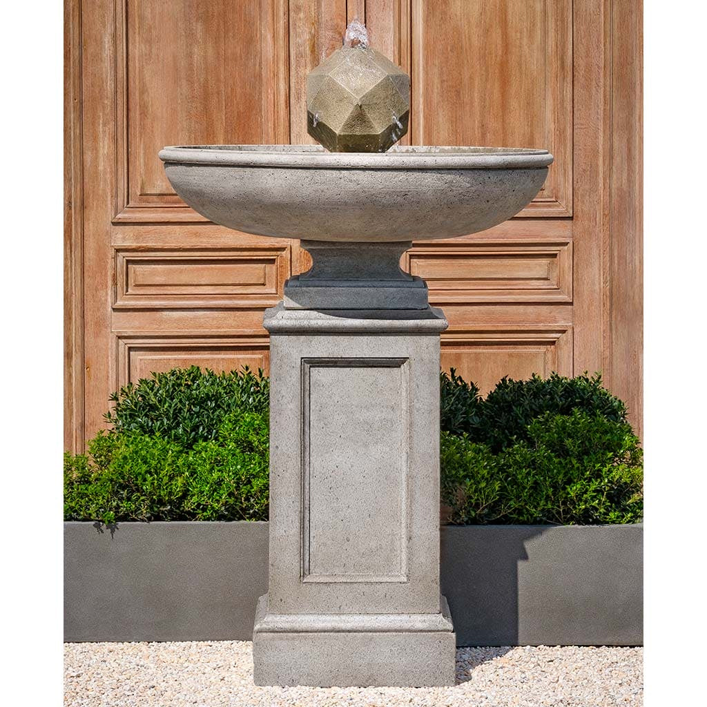 Polyhedron Contemporary Garden Fountain