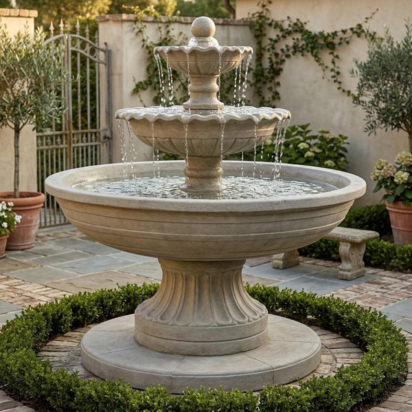 Porta Marina Three Tiers Outdoor Water Fountain