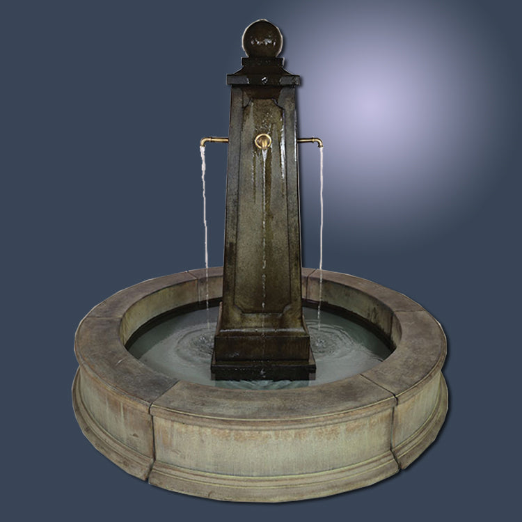 Promenade Easy Pond Fountain for Bronze Spouts