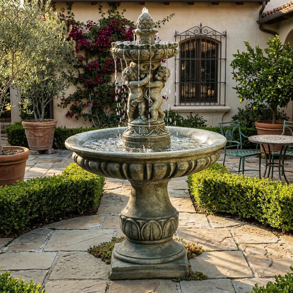 Putti Outdoor Water Fountain