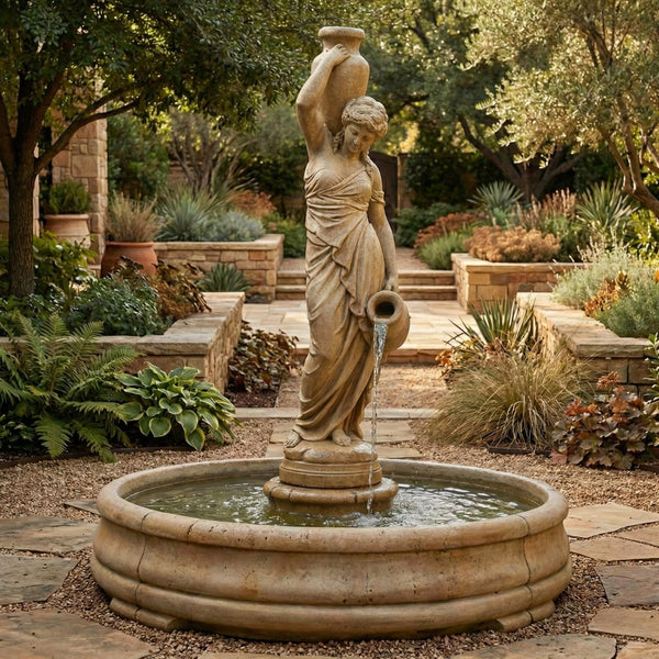 Rebecca in Grando Pool Outdoor Fountain